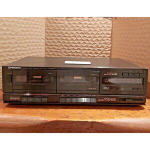 Pioneer Dual Casette Deck Model CT-980W-Dolby-High Speed Copy